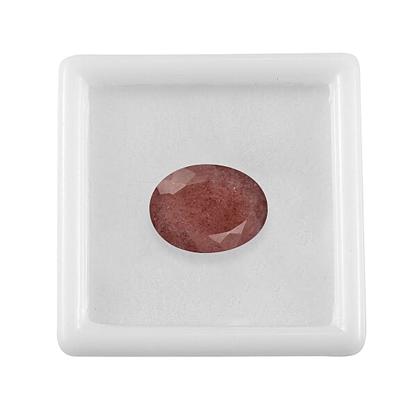 AA Cherry Quartz (Ovl 16x12 mm) 7.60 ctw Loose Gemstone