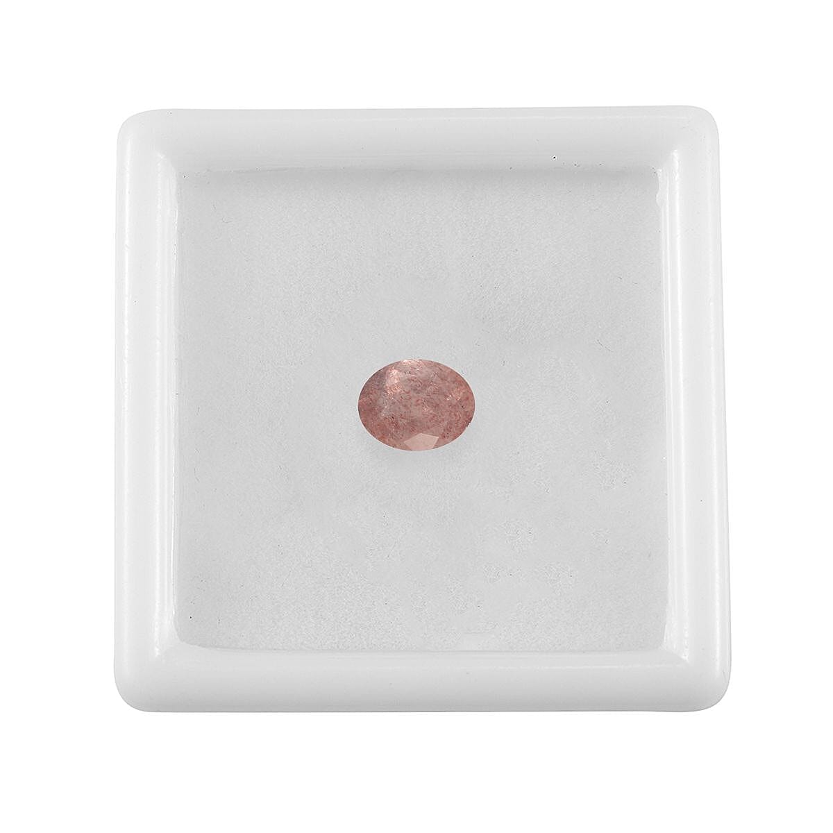 Cherry Quartz (Ovl 9x7 mm) 1.40 ctw Loose Gemstone image number 3