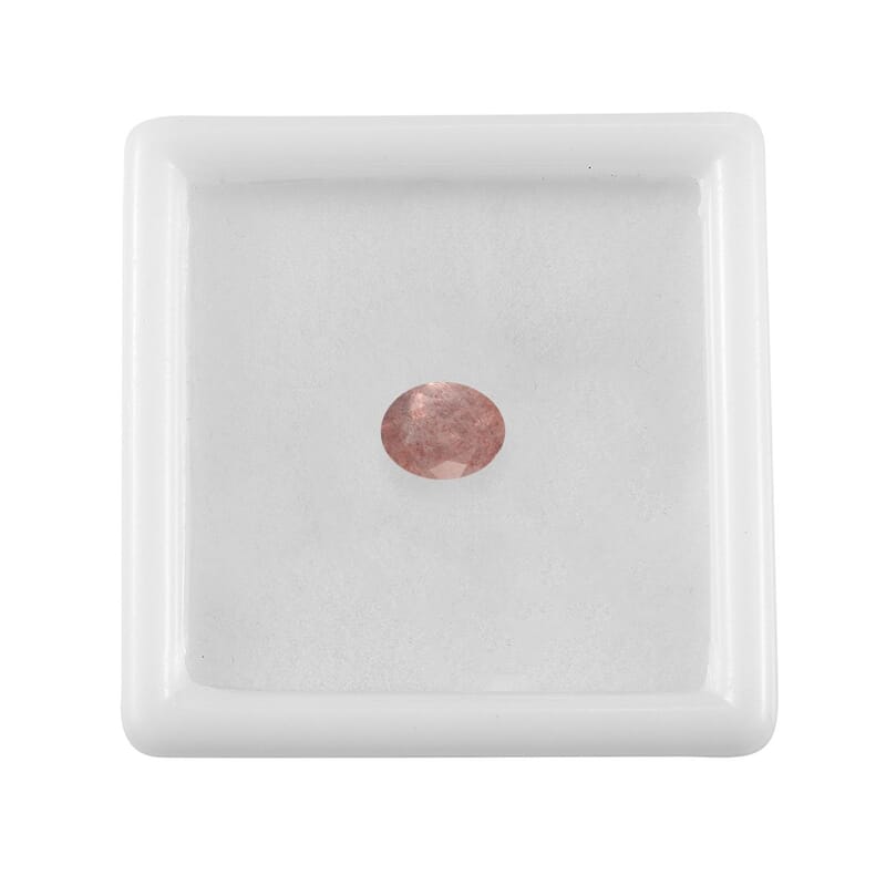 Cherry Quartz (Ovl 9x7 mm) 1.40 ctw Loose Gemstone