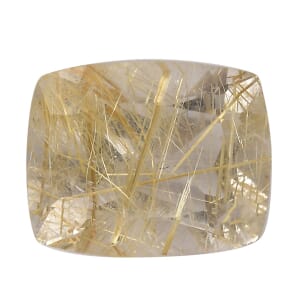 Golden Rutilated Quartz (Cush 10x8 mm) 2.15 ctw Loose Gemstone