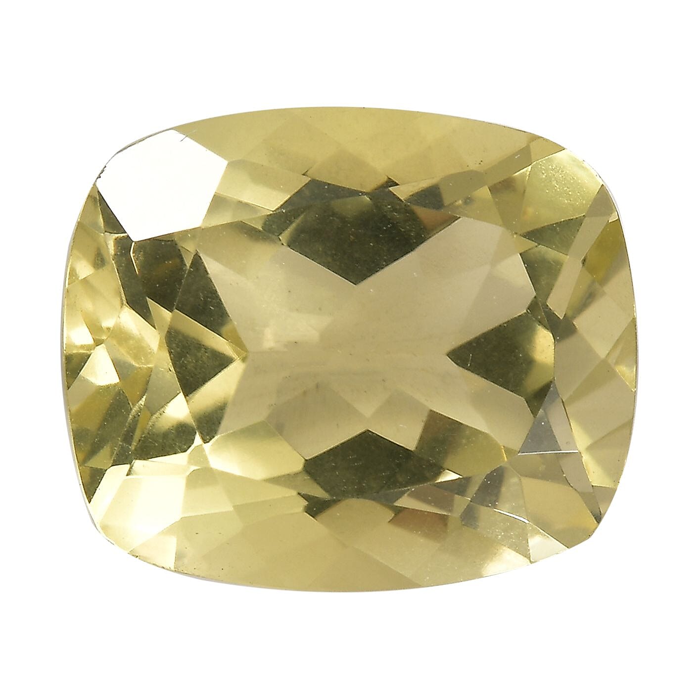 Lemon Quartz (Cush 12x10 mm) 4.25 ctw Loose Gemstone