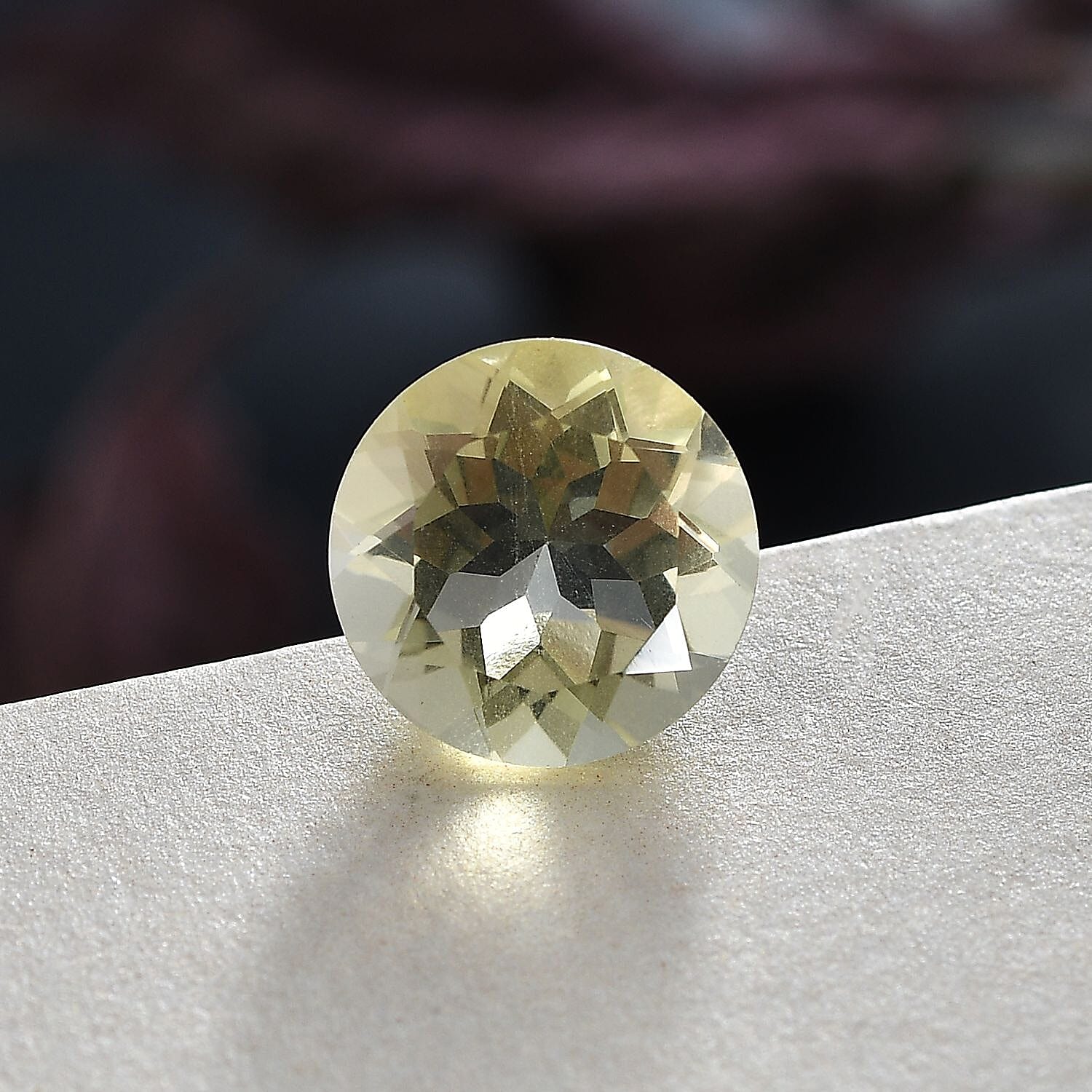 Lemon Quartz (Rnd 10 mm) 2.57 ctw Loose Gemstone