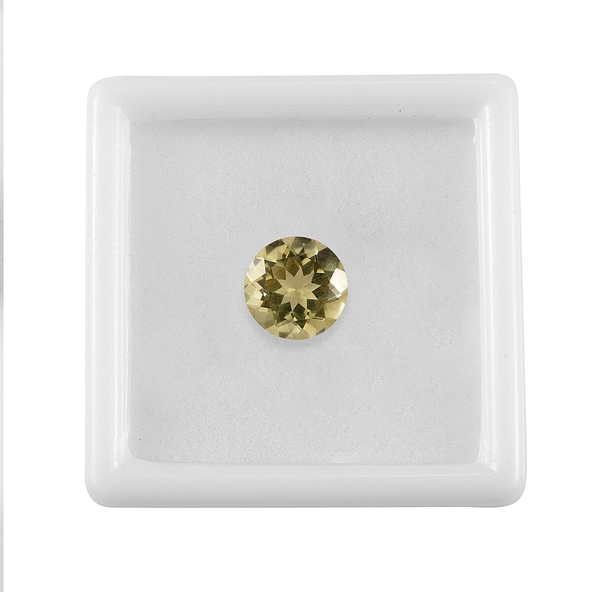 Lemon Quartz (Rnd 10 mm) 2.57 ctw Loose Gemstone
