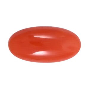AAAA Natural Mediterranean Coral (Ovl 14x7 mm) 2.00 ctw