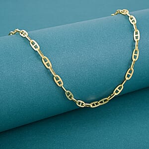 14K Yellow Gold 3mm Mariner Paperclip Necklace 18 Inches 3.78 Grams