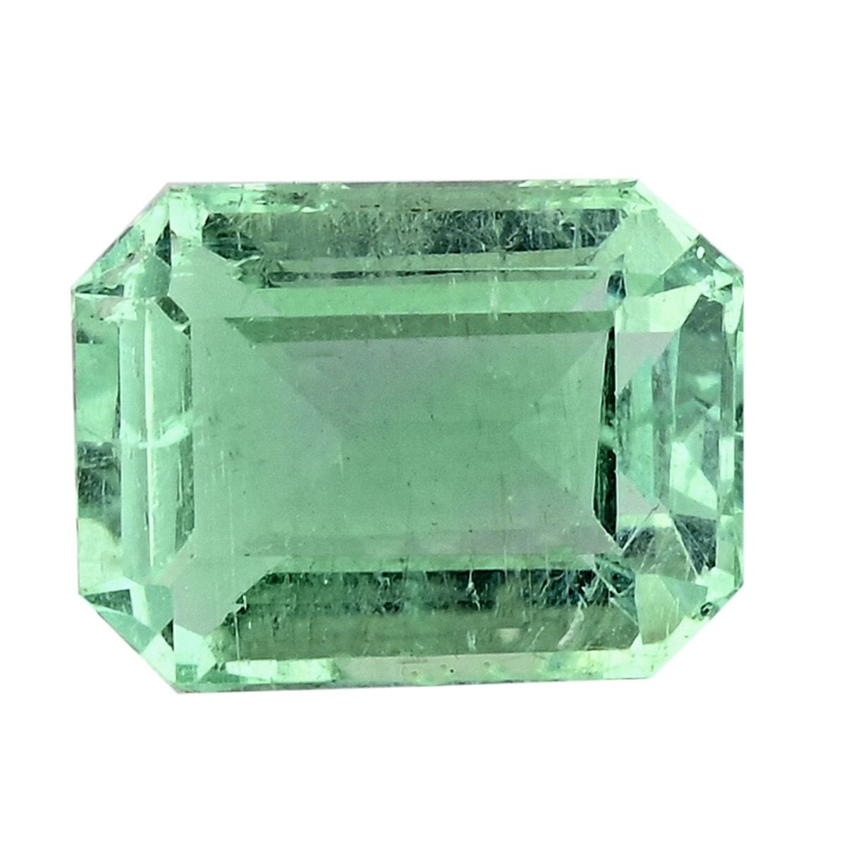 AAA Boyaca Colombian Mint Emerald (Oct Free Size) 1.50 ctw image number 0