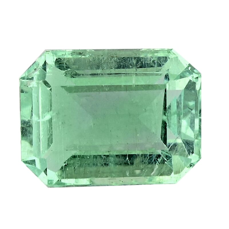 AAA Boyaca Colombian Mint Emerald (Oct Free Size) 1.50 ctw
