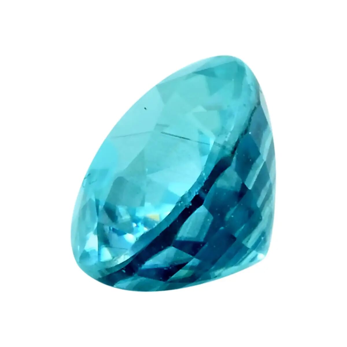 AAAA Cambodian Blue Zircon (Ovl 8x6 mm) 1.50 ctw image number 1