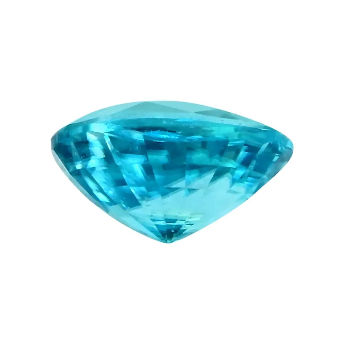 AAAA Cambodian Blue Zircon (Ovl 8x6 mm) 1.50 ctw image number 2