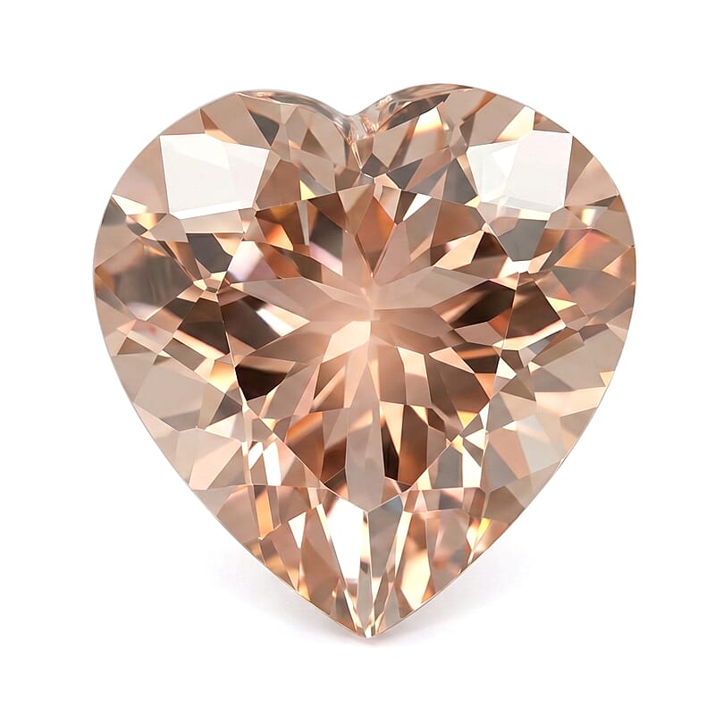 AAAA Marropino Morganite (Hrt 10 mm) 3.00 ctw
