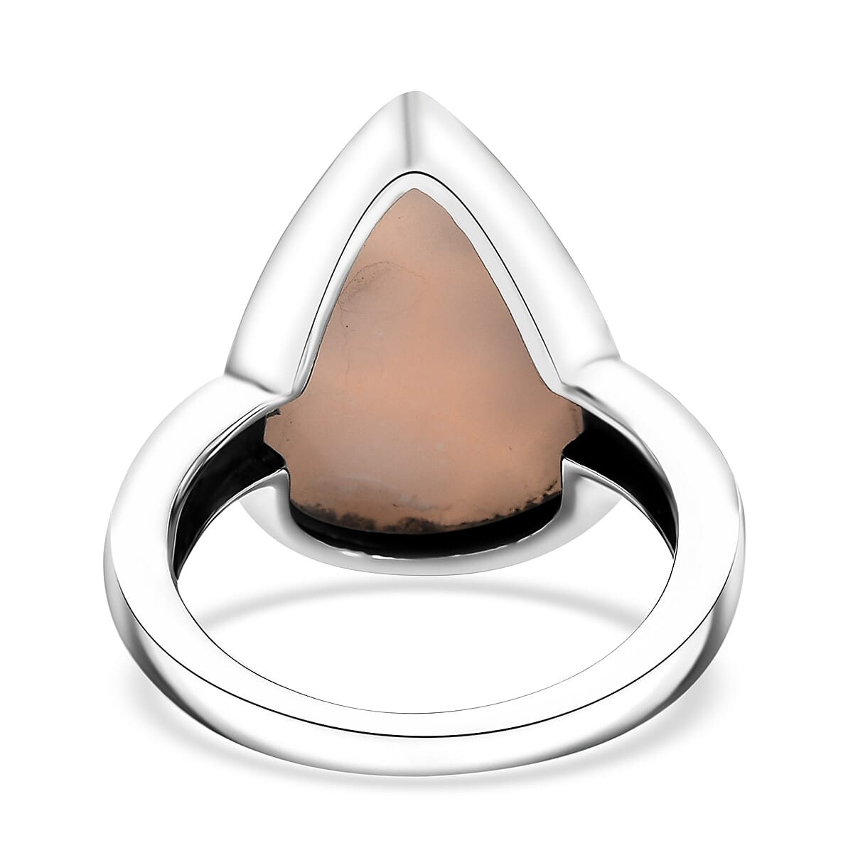D'Joy Artisan Crafted Pink Natrolite 10.00 ctw Shark Teeth Ring in Sterling Silver (Size 8.0) image number 4