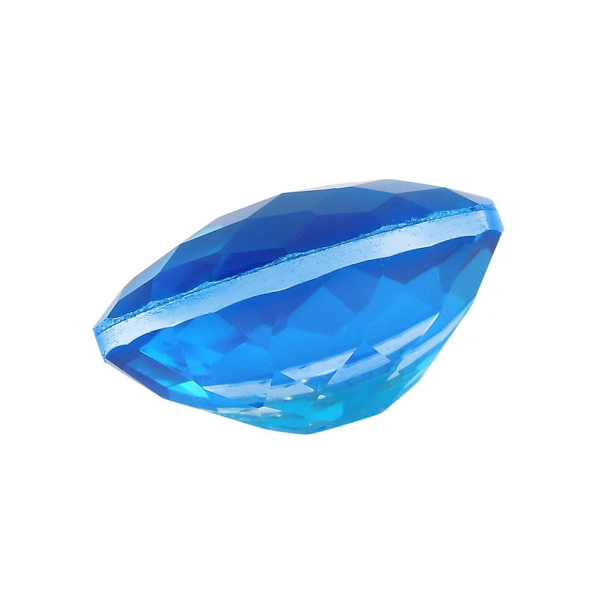 Caribbean Quartz (Ovl 16x12 mm) 9.12 ctw Loose Gemstone image number 2