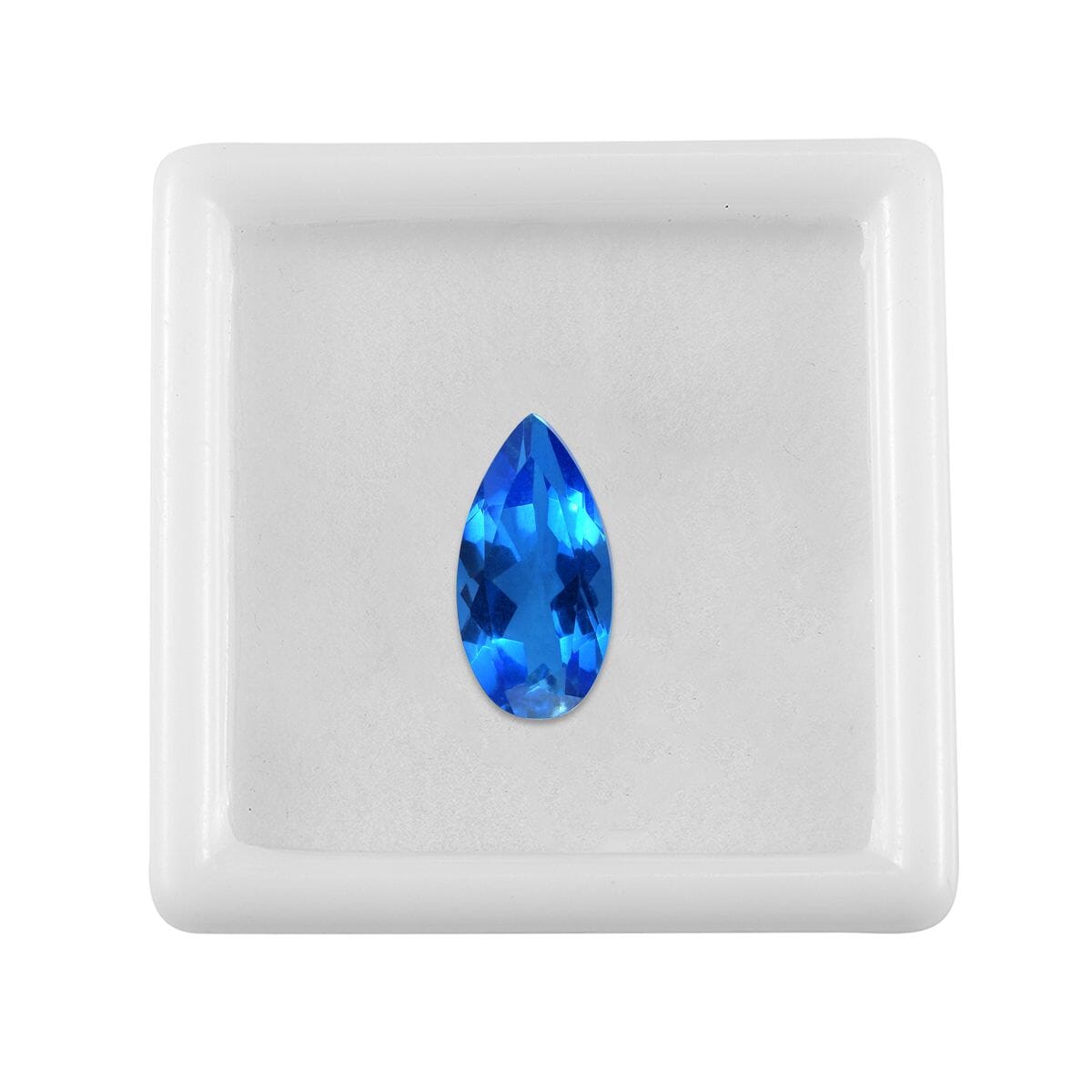 Caribbean Quartz (Pear 16x8 mm) 5.13 ctw Loose Gemstone image number 3