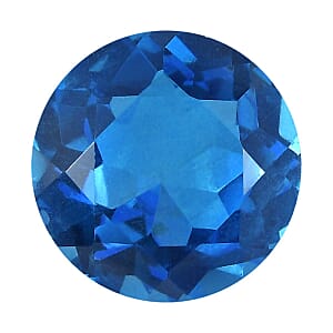 Caribbean Quartz (Rnd 8 mm) 1.65 ctw Loose Gemstone