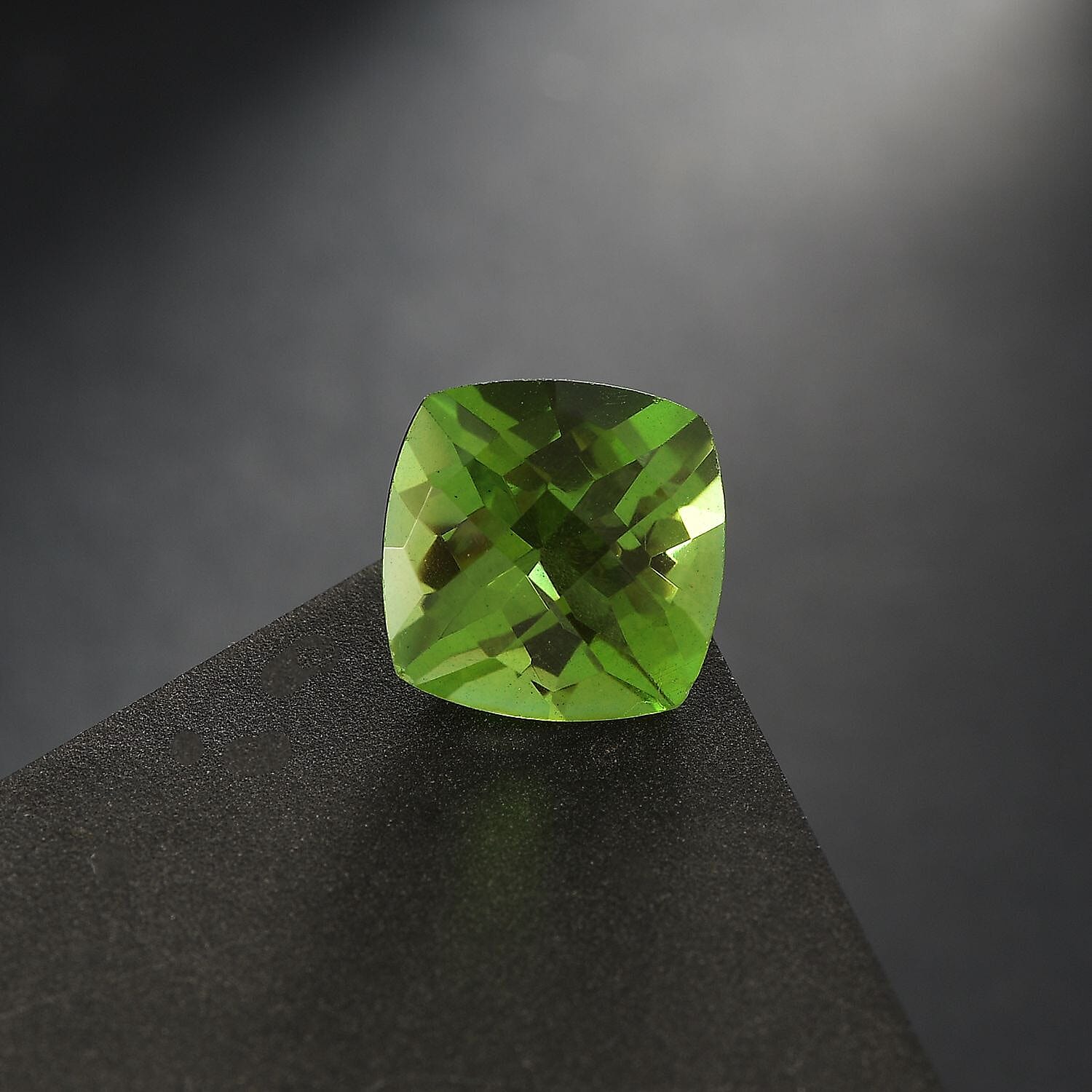 Chartreuse Quartz (Cush 12x12 mm) 6.80 ctw Loose Gemstone