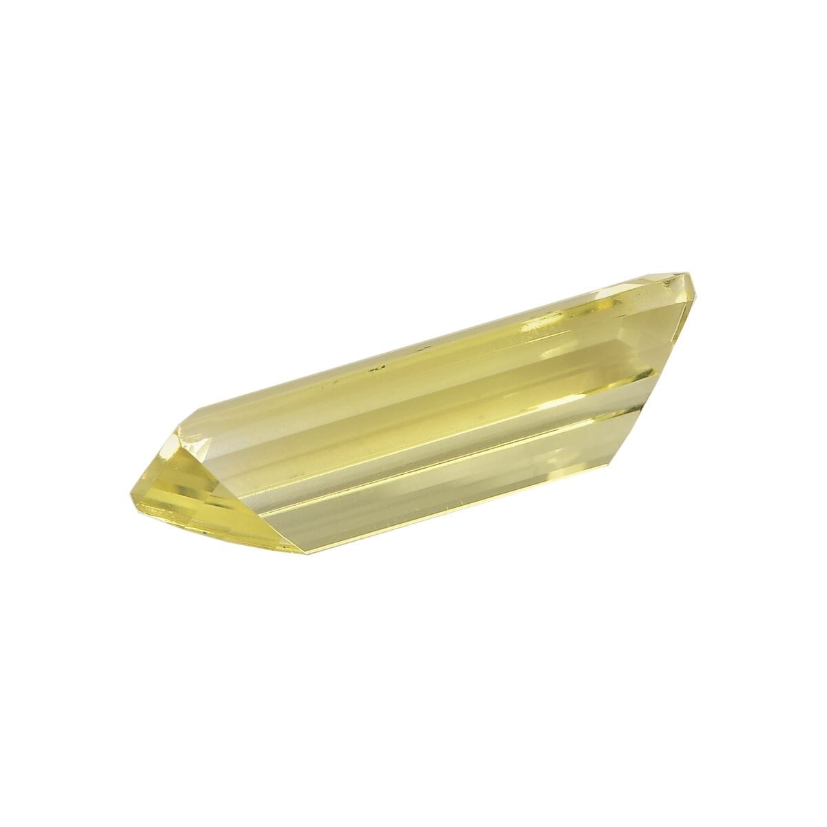 AAA Green Gold Quartz (Bgt 20x8 mm) 6.75 ctw Loose Gemstone image number 2