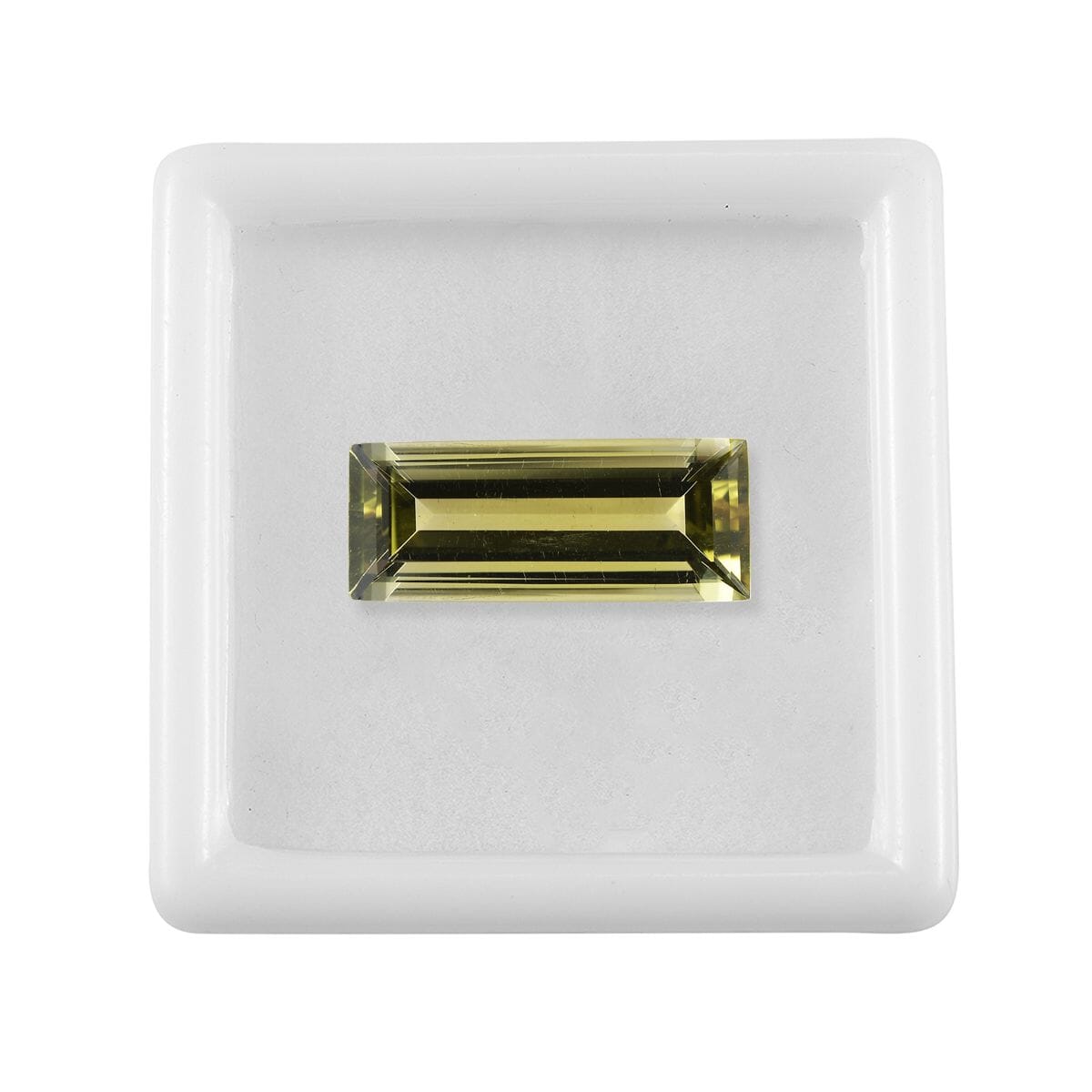 AAA Green Gold Quartz (Bgt 20x8 mm) 6.75 ctw Loose Gemstone image number 3