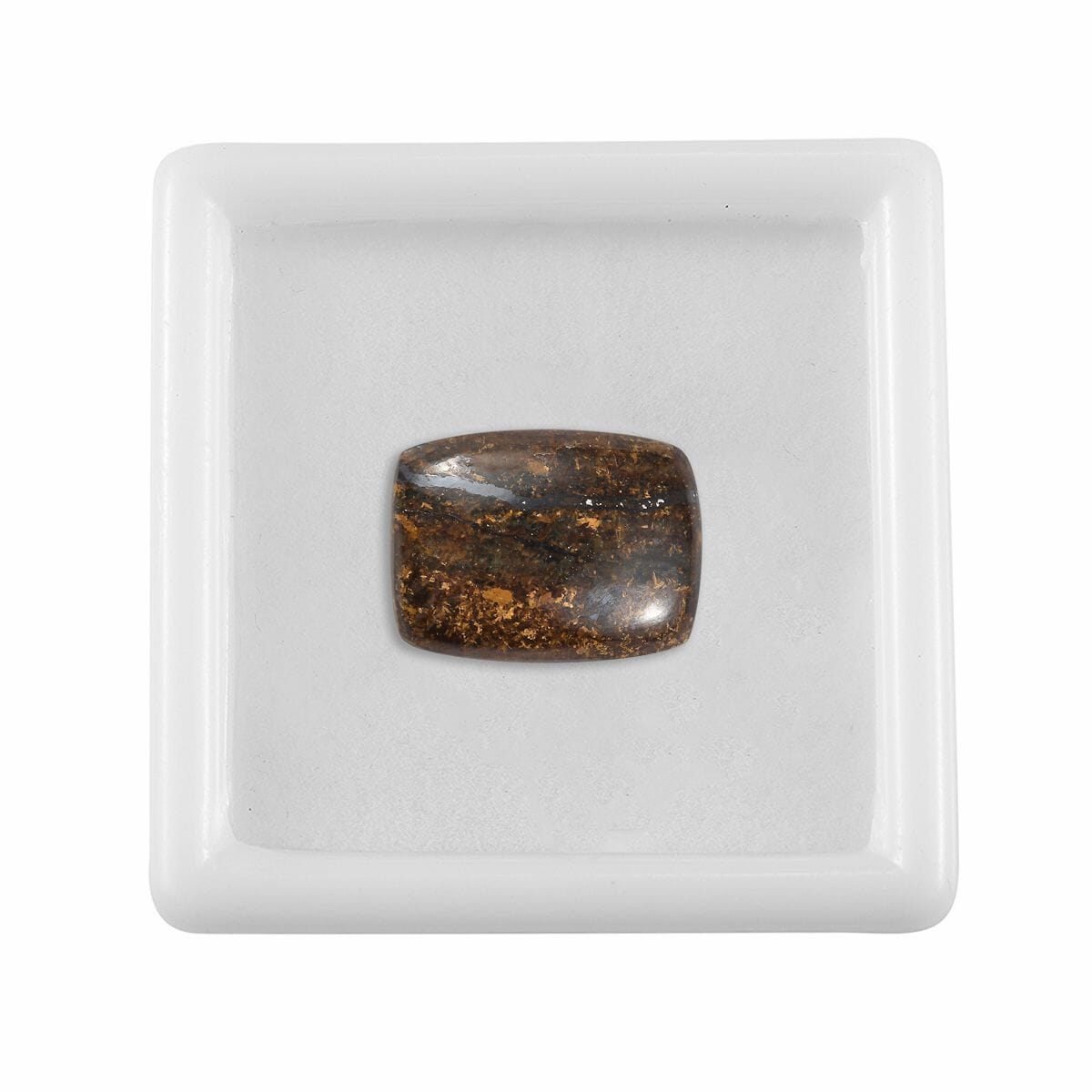 AAA Golden Amphibolite (Cush 16x12 mm) 9.25 ctw Loose Gemstone image number 3