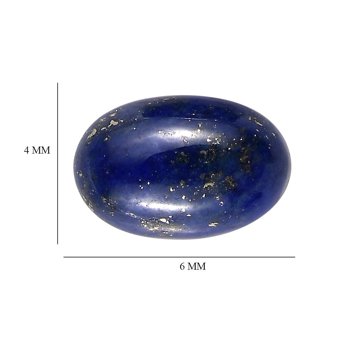 Lapis Lazuli Set of 2 (Ovl 6x4 mm) 1.05 ctw Loose Gemstone