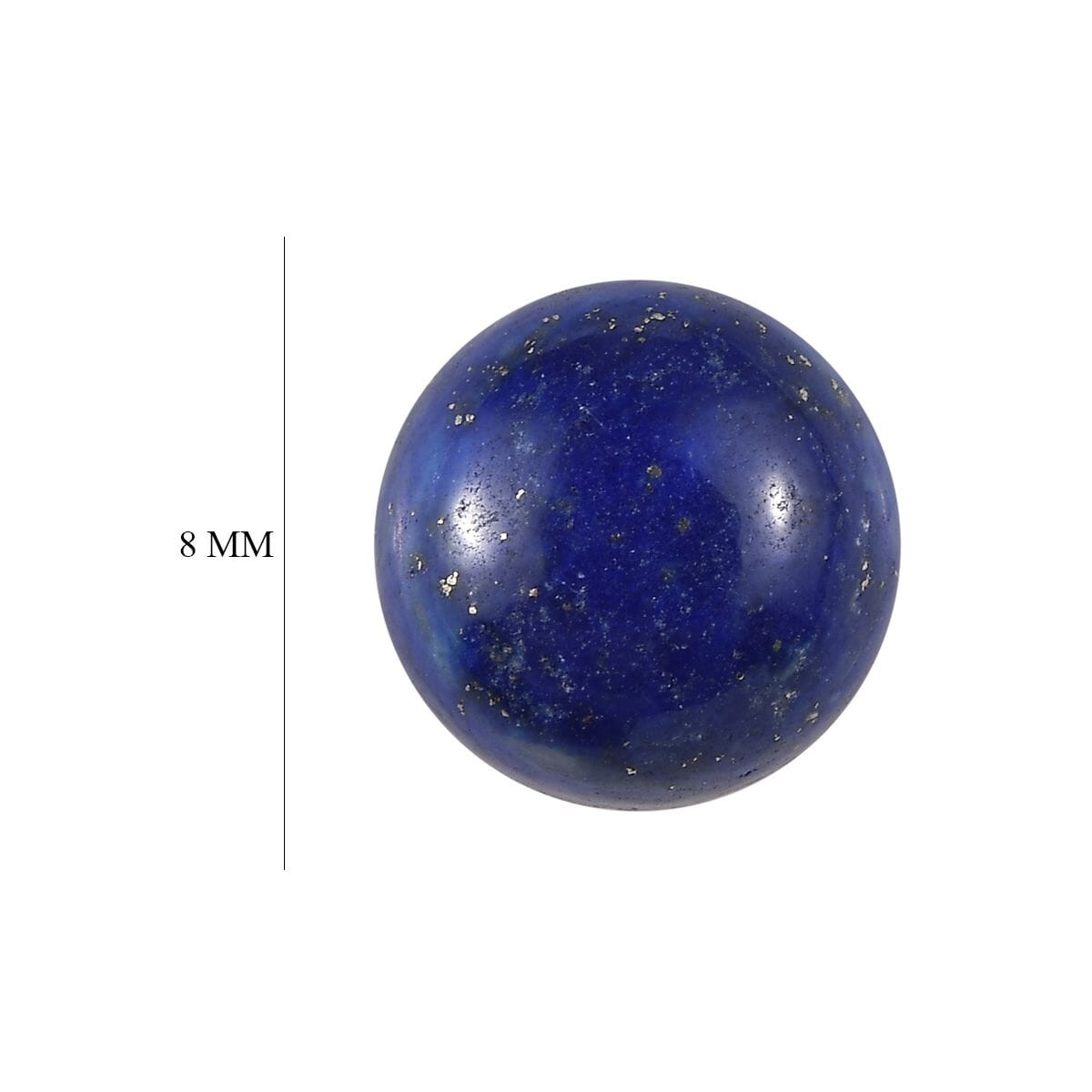 Lapis Lazuli (Rnd 8 mm) 2.20 ctw Loose Gemstone image number 4