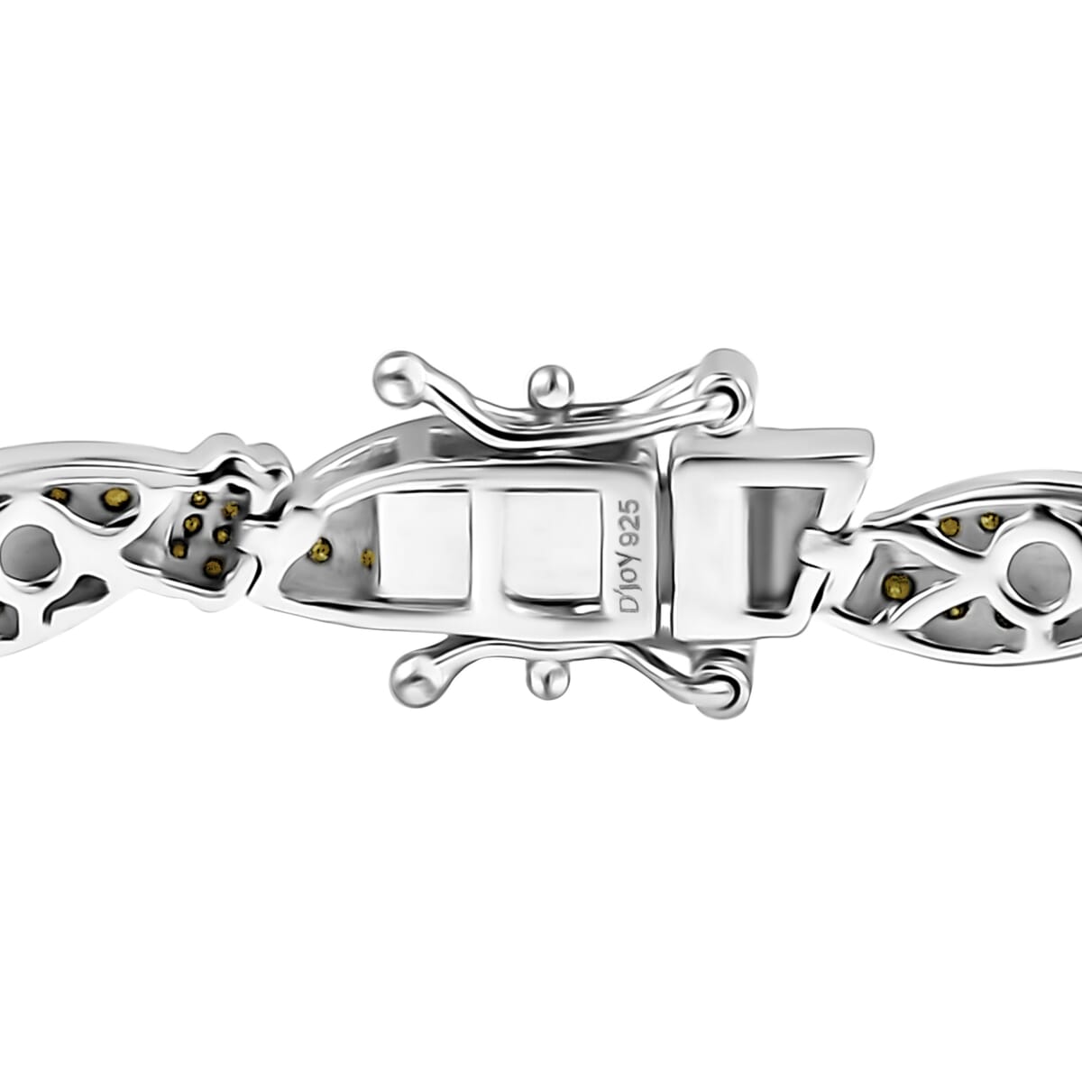 D'Joy Yellow Diamond (IR) 2.20 ctw Bracelet in Rhodium Over Sterling Silver (8.00 In) image number 3