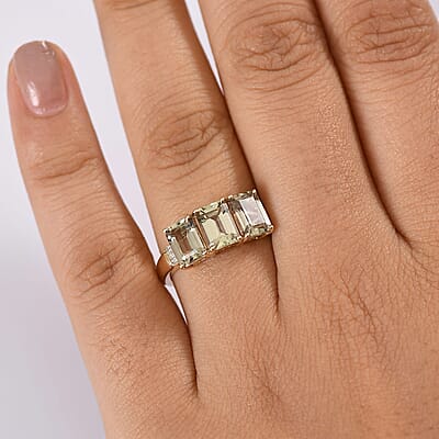 Luxoro 10K Yellow Gold AAA Turkizite, Diamond (G-H, I2) Ring (Size 5.0) 3.75 ctw