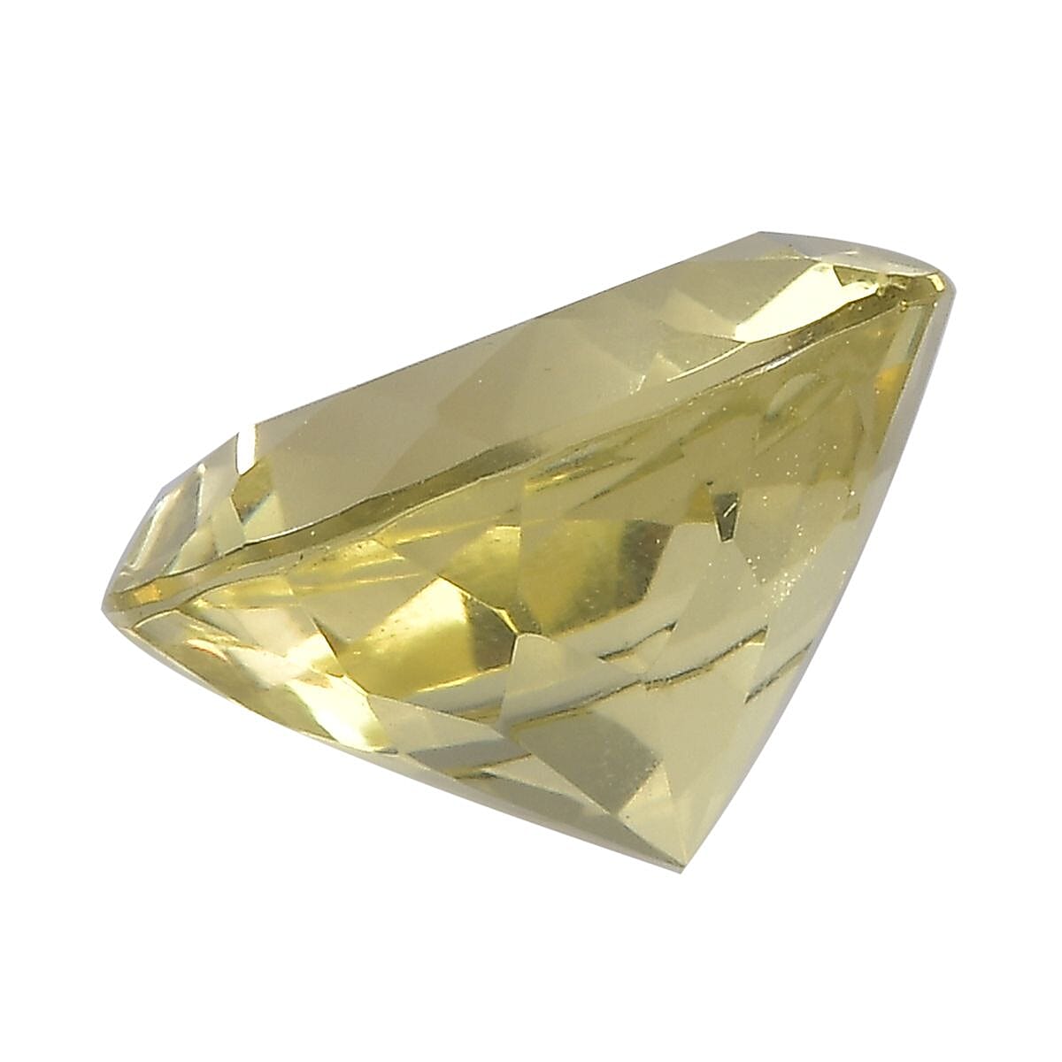 Lemon Quartz (Rnd 10.75 mm) 3.60 ctw Loose Gemstone