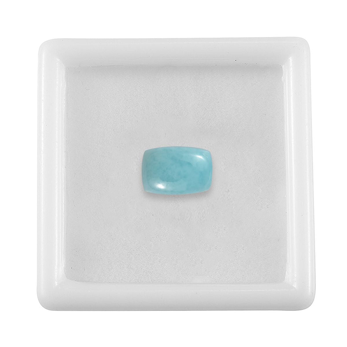 AA Larimar (Cush 7x5 mm) 0.90 ctw Loose Gemstone
