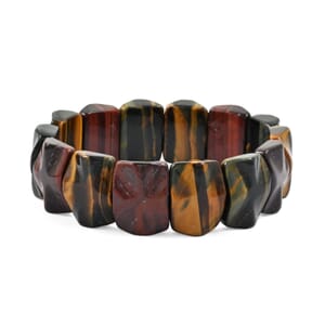 Tigers Eye 283.05 ctw Master Cut Stretch Bracelet