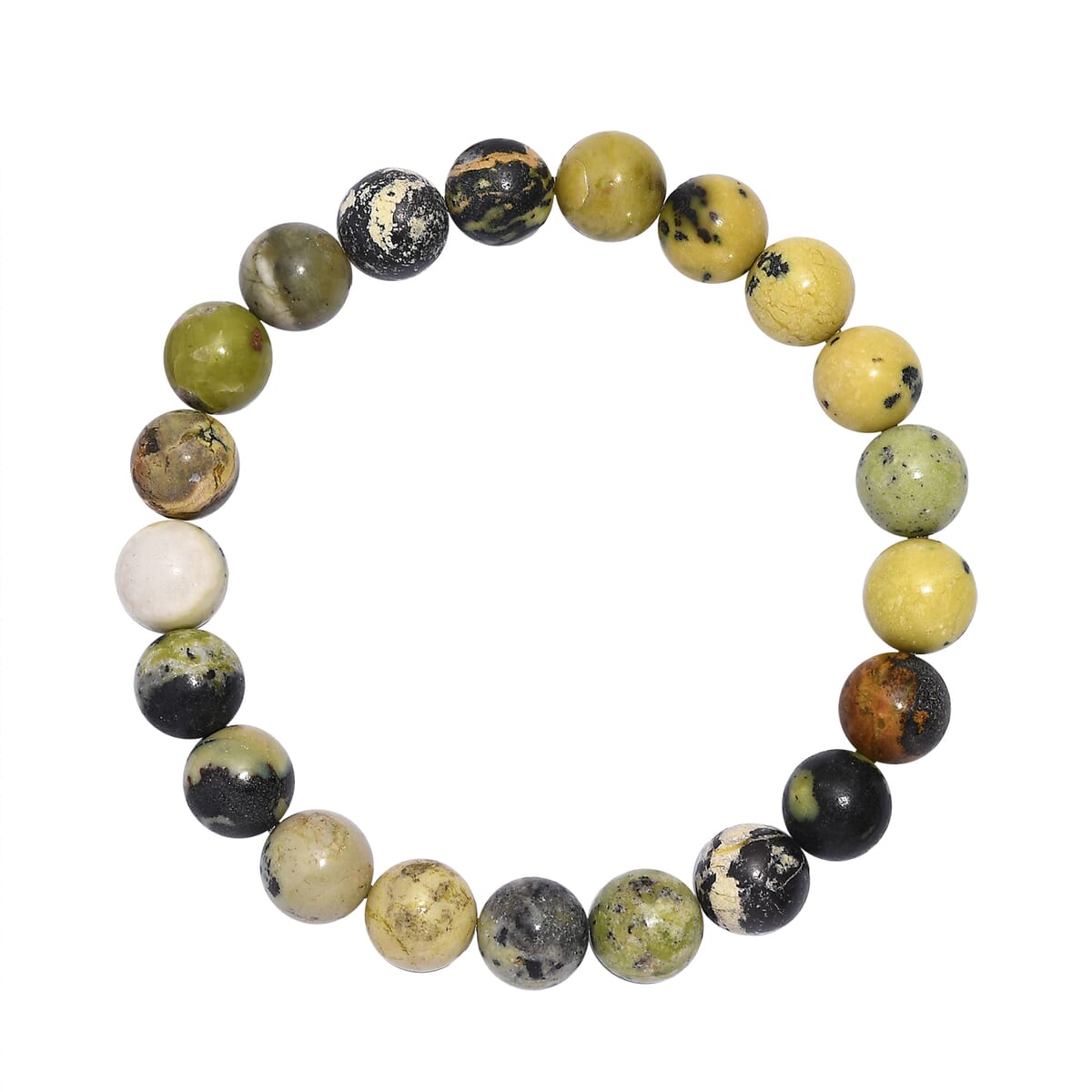 Serpentine Beaded 150.00 ctw Stretch Bracelet  image number 0