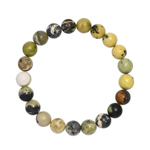Serpentine Beaded 150.00 ctw Stretch Bracelet 