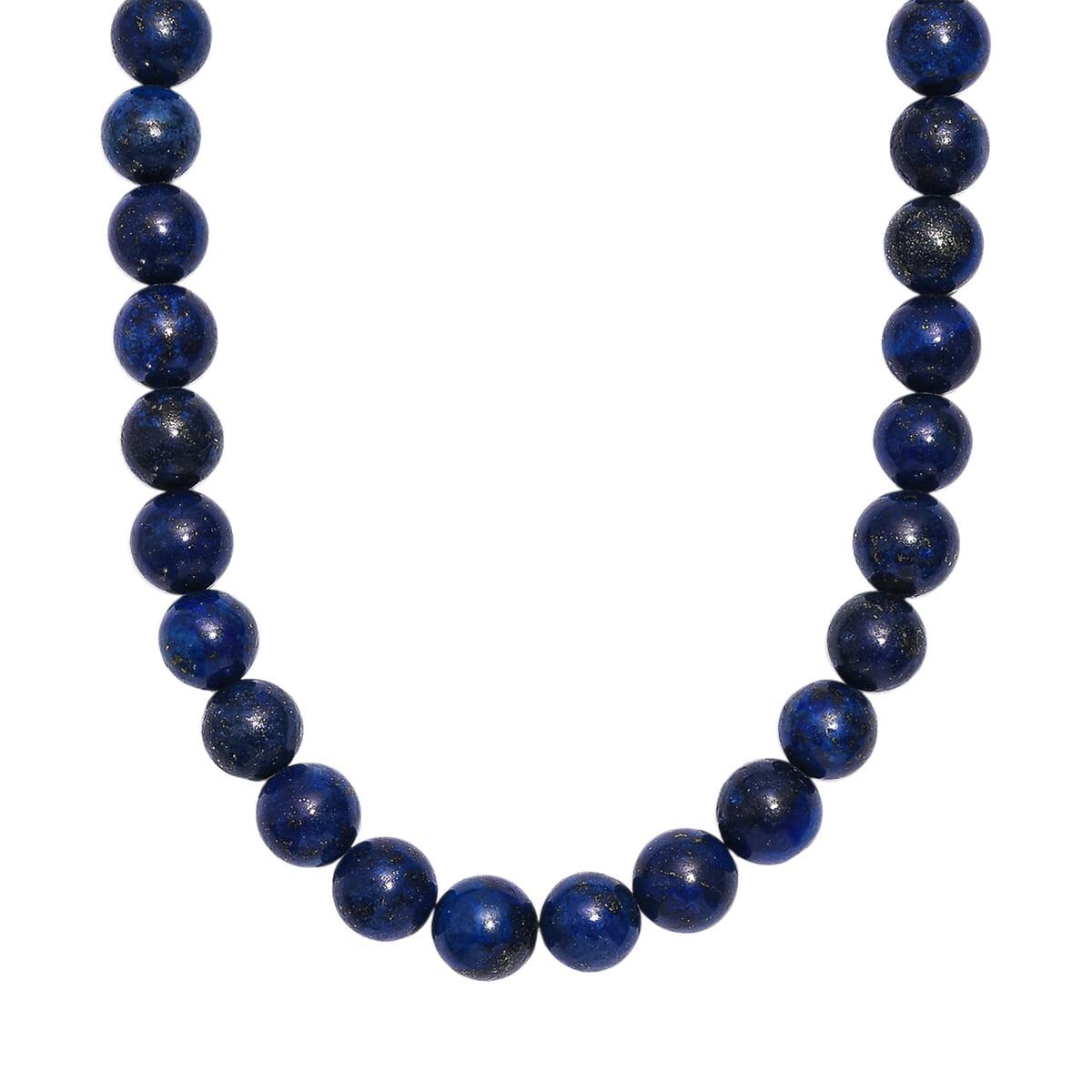 Karis Lapis Lazuli Beaded 361.00 ctw Necklace 18 Inches in Platinum Bond  image number 0