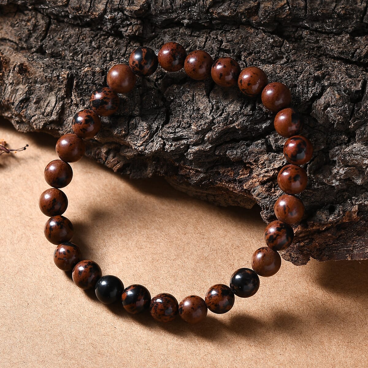 Red Jasper Beaded  78.00 ctw Stretch Bracelet image number 1