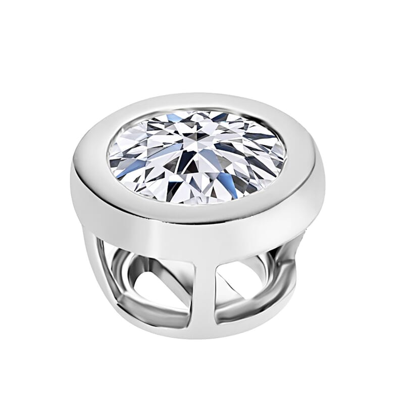 IGI Certified Luxuriant Lab Grown Diamond D IF 1.00 ctw Pendant without Chain in 950 Platinum