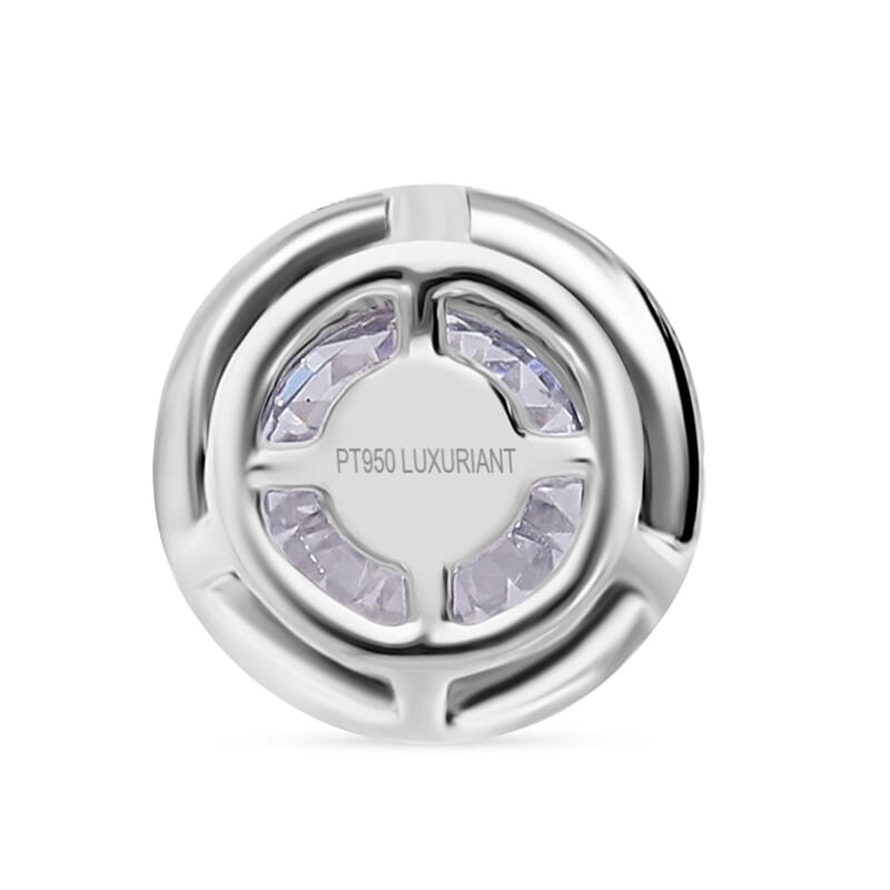IGI Certified Luxuriant Lab Grown Diamond D IF 1.00 ctw Pendant without Chain in 950 Platinum