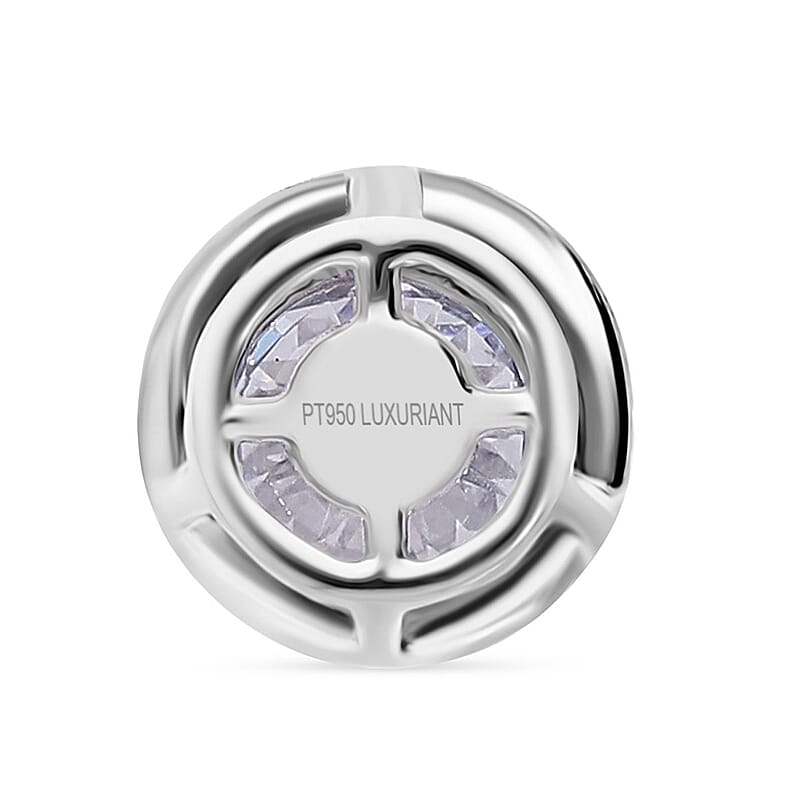 IGI Certified Luxuriant Lab Grown Diamond D IF 1.00 ctw Pendant without Chain in 950 Platinum