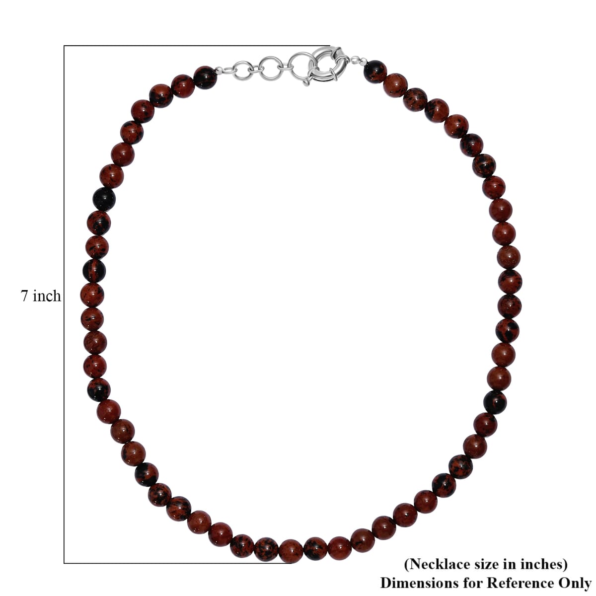 Karis Red Jasper Beaded 175.00 ctw Necklace 18 Inches in Platinum Bond  image number 5