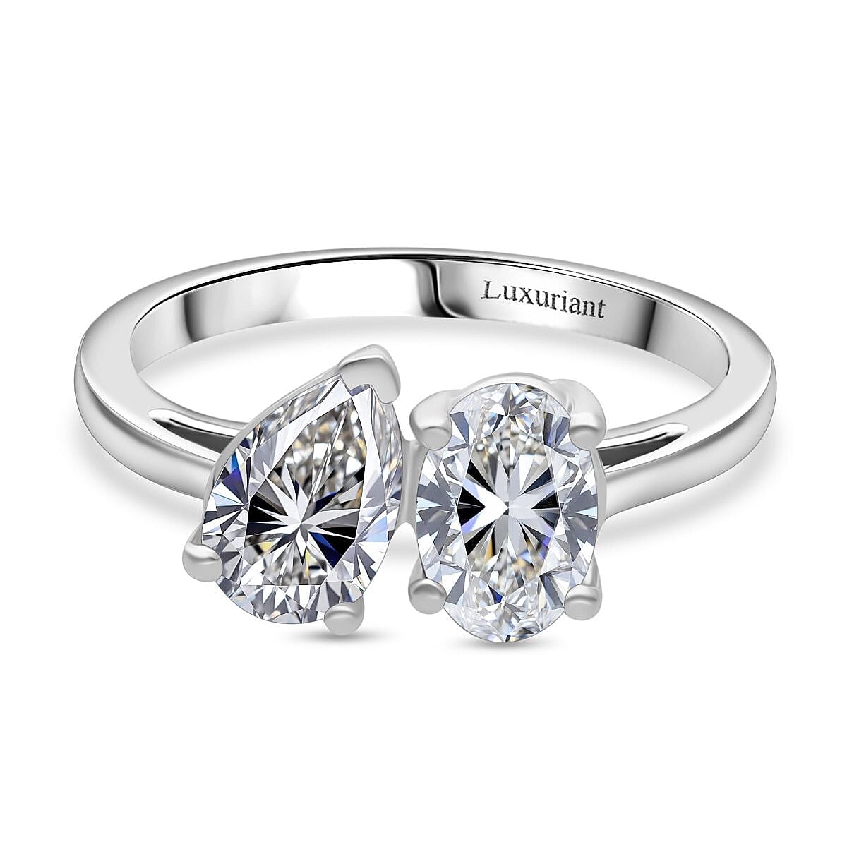 Luxuriant Lab Grown Diamond E-F VS 2.00 ctw Ring in 950 Platinum (Size 8.0) 4.80 Grams