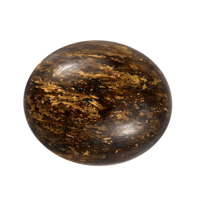 AA Golden Amphibolite (Ovl 11x9 mm) 3.07 ctw Loose Gemstone