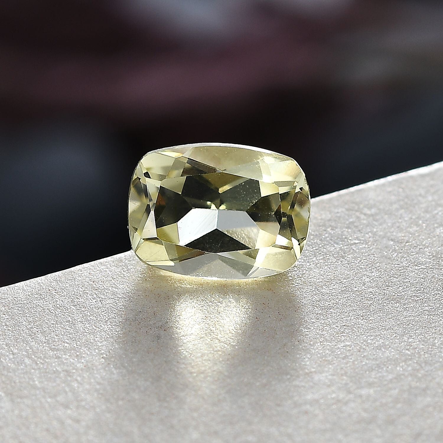 Lemon Quartz (Cush 8x6 mm) 1.02 ctw Loose Gemstone