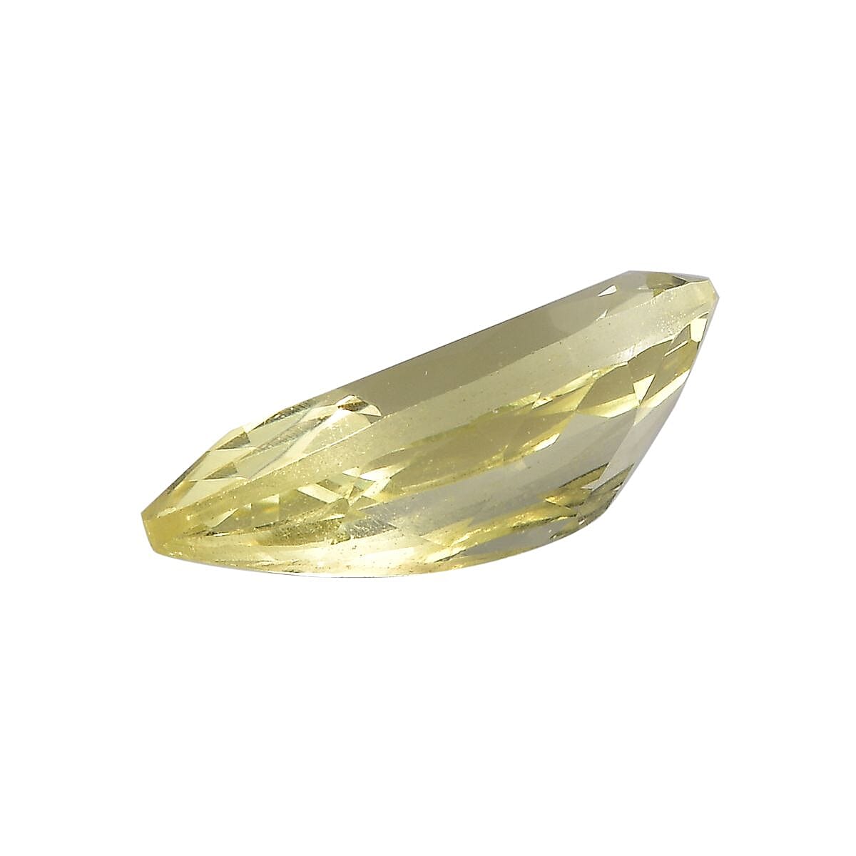 Lemon Quartz (Pear 16x8 mm) 3.60 ctw Loose Gemstone image number 2