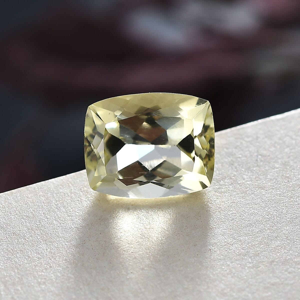Green Gold Quartz (Cush 10x8 mm) 2.73 ctw Loose Gemstone image number 1