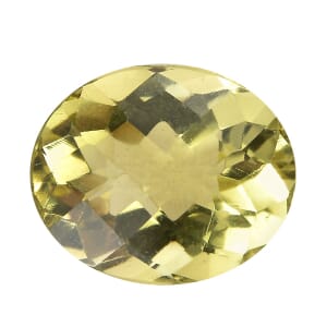 AAA Green Gold Quartz (Ovl 12x10 mm) 4.55 ctw Loose Gemstone