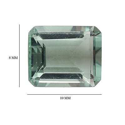 Green Fluorite (Oct 10x8 mm) 3.70 ctw Loose Gemstone