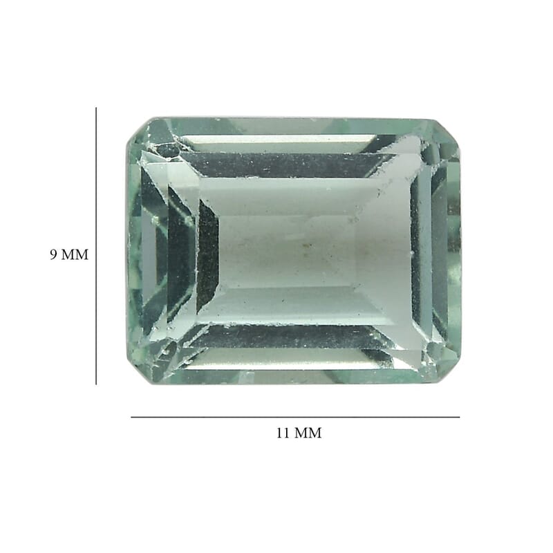 Green Fluorite (Oct 11x9 mm) 4.80 ctw Loose Gemstone