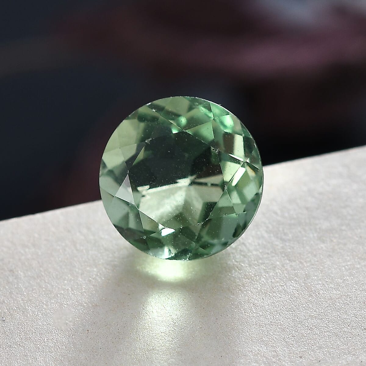 AA Green Fluorite (Rnd 11 mm) 5.60 ctw Loose Gemstone image number 1