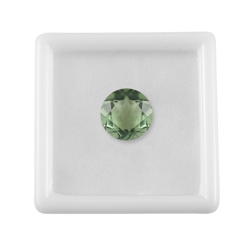 AA Green Fluorite (Rnd 11 mm) 5.60 ctw Loose Gemstone
