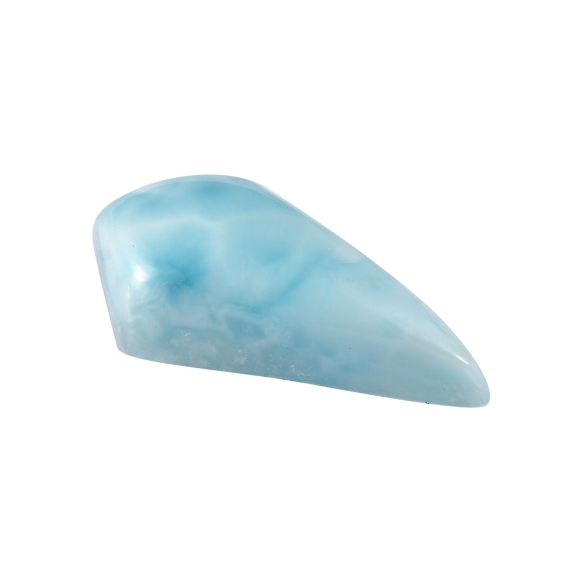 AAA Larimar (Kite 16x8 mm) 3.10 ctw Loose Gemstone image number 2
