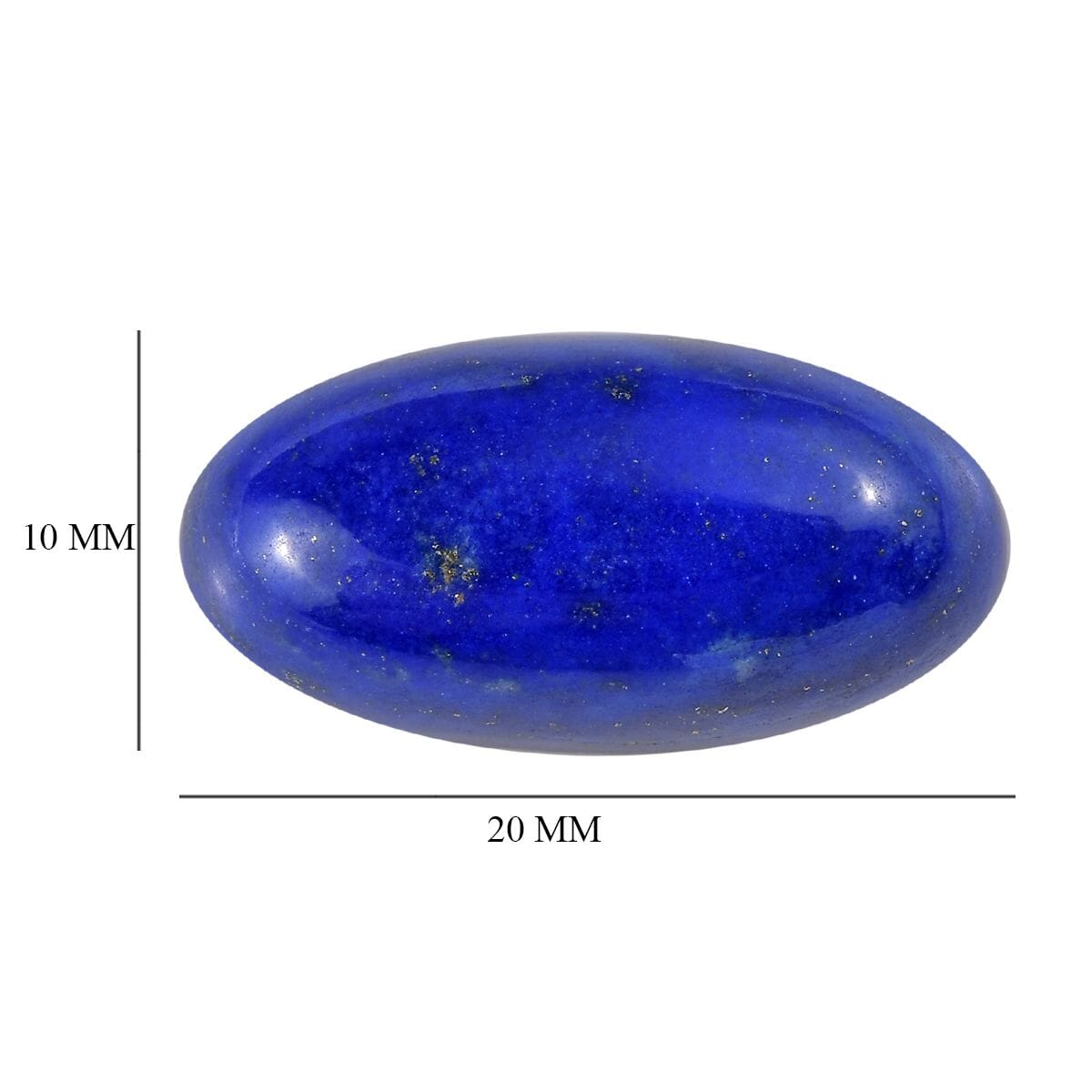 Lapis Lazuli (Ovl 20x10 mm) 9.20 ctw Loose Gemstone image number 4