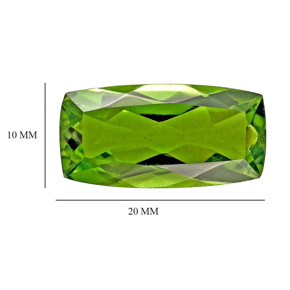 Chartreuse Quartz (Cush 20x10 mm) 10.05 ctw Loose Gemstone
